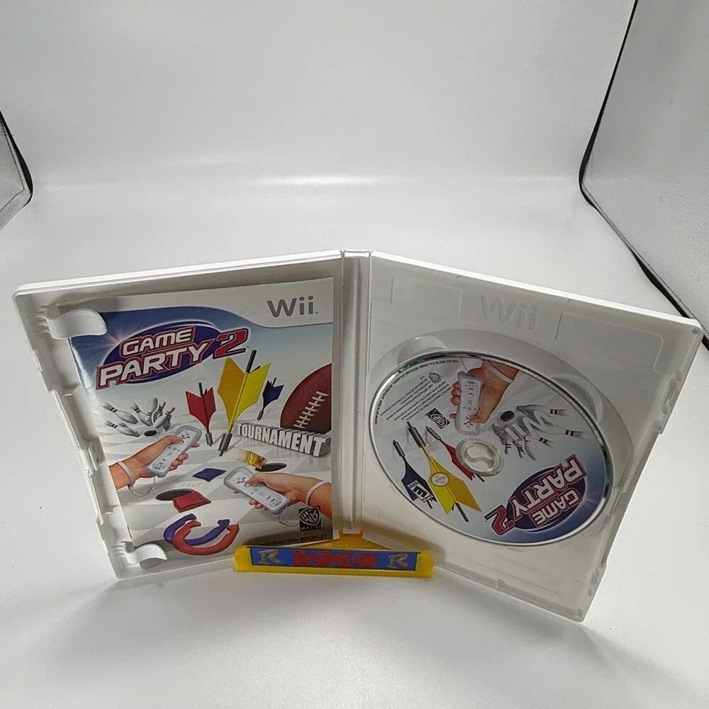 Game Party 2 Wii (Nintendo Wii, 2008) Warner Bros. Complete W/ Manual